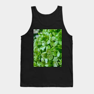 Small Green Blossom Tank Top